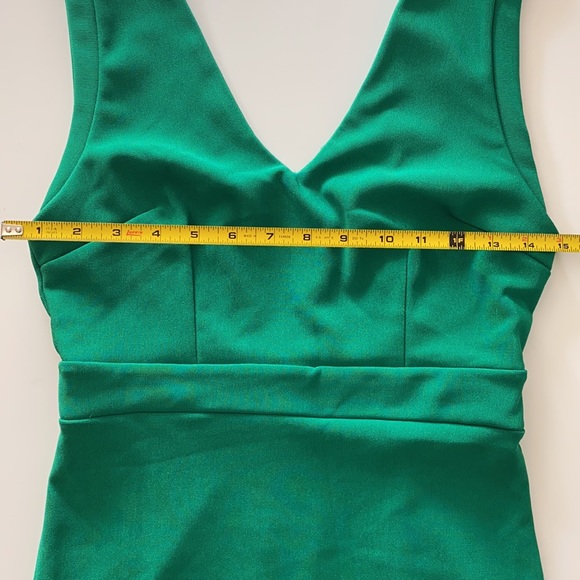 Brand New Emerald Green body-con low back dress - Picture 10 of 15